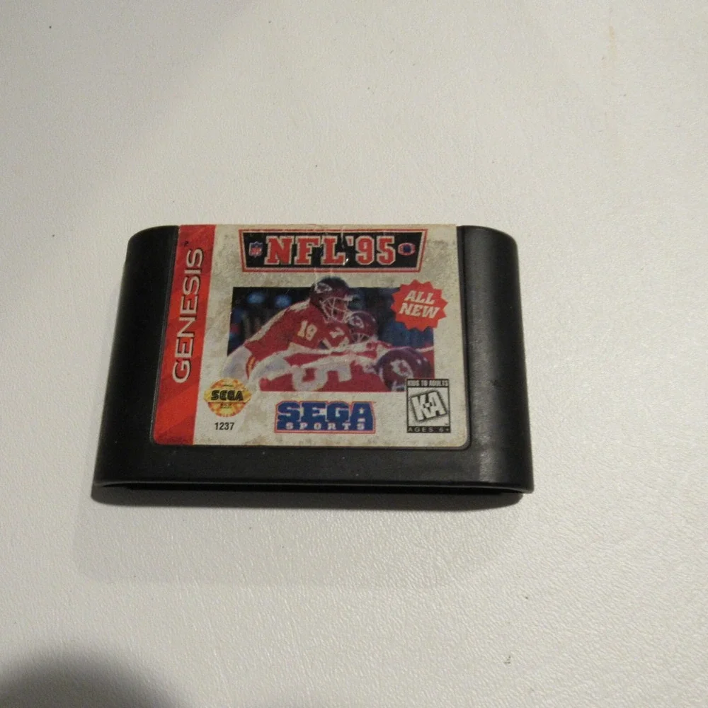 NFL 95 Sega Genesis‎ Football Cartridge Only 1